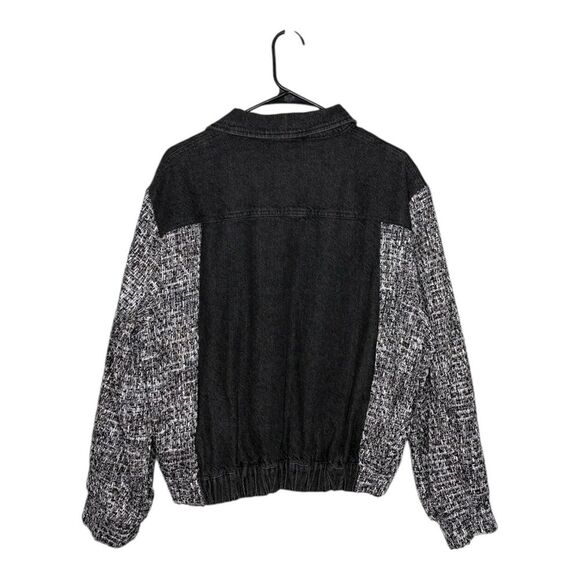 Dance & Marvel black tweed & denim jacket size medium - Picture 6 of 7